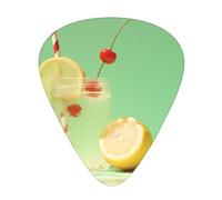 Fresh Lemon guitar pick set, 3 different thicknesses, 12 pieces for a variety of instruments