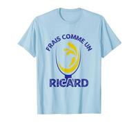 Fresh Like a Ricard - Ricard Pastis Aperitif T-Shirt, Men, Baby Blue, Medium