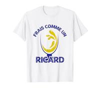 Fresh Like a Ricard - Ricard Pastis Aperitif T-Shirt, Men, White, Medium