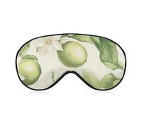 Fresh Limes Flower on The Tree Sleep Eye Mask Night Shade Cover Soft Adjustable for Travel Naps