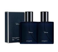 Fresh Marine Eau de Toilette Perfume,Unfolds Marine Perfume for Men,Long Lasting Eau De Cologne For Men,Oriental Woody Fragrance-Ideal Special Occasions,Making it The Ideal Gentlemen Gift (Pack of 2)