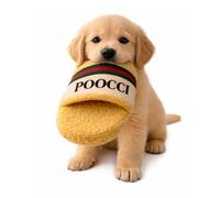Fresh Memes Poocci Slider - Funny Novelty Dog Toy for Pets | Durable Squeaky Chew for Small, Medium & Large Dogs | Unique Gift for Dog Owners | Safe & Entertaining Puppy Teething Toy