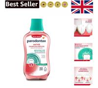 Fresh Mint Mouthwash for Daily Gum Care - Strengthens Enamel & Fights Plaque