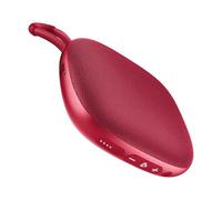 Fresh 'n Rebel Bold S3, Wireless Bluetooth Speaker, Waterproof speaker (IPX6), 5W RMS with DSP Tuning, Speaker Pairing Mode 15h Playtime (Berry Red)