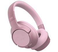 Fresh 'n Rebel Clam Fuse Bluetooth Headphones Over Ear with Hybrid Active Noise Cancelling, with ENC Microphone (perfect conversations), Ambient Noise Mode, 45 hours Play Time, Wireless (Pastel Pink)