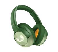 Fresh 'n Rebel Clam Junior, Bluetooth Headphones for kids with Active Noise Cancelling, Safe Sound (<85dB), Audio Cable and Stickers included, LED Light effect. 60 hours playing time (Lucky Lizzard)