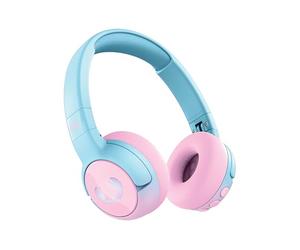 Fresh 'n Rebel Code Junior, Wireless Bluetooth On Ear Kids Headphones, Safe Sound (<85dB), Audio Cable included, Buddy Beats, LED Light effects, 48h Playtime (Cool Candy)
