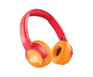 Fresh 'n Rebel Code Junior, Wireless Bluetooth On Ear Kids Headphones, Safe Sound (<85dB), Audio Cable included, Buddy Beats, LED Light effects, 48h Playtime