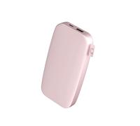 Fresh ‘n Rebel Powerbank - USB-C in & out - Fast Charge (20W) - 6 Safety Features - Portable external battery for iPhone and Android (Smokey Pink, 12000 mAh)