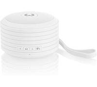 Fresh 'n Rebel Rockbox Round Bluetooth Speaker Portable Wireless Speaker - White
