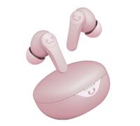 Fresh 'n Rebel Twins Rise, Wireless In-ear bluetooth earbuds with Hybrid noise Cancelling, Ambient sound mode, Mulitpoint Bluetooth, in ear sensing, Splashproof, 30 hours playtime (Pastel Pink)