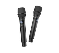 Fresh 'n Rebel Wireless Microphone Set - 2 Karaoke Microphones for Singing Sound - 25h Battery - rechargeable - Fits any Party Speaker - 2,4GHz Stable connection - Plug & Play