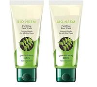Fresh Neem Pimple Control Face Wash | Ayurvedic & Organically Pure | Prevents Pimples | 100% Botanical Extracts | Suitable for All Skin Types | 100ml (Pack of 2)