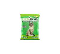 Fresh News Cat Litter 11.36 kg - 100% Recycled Paper, Baking Soda Odour Control, Super Absorbent, Low Tracking
