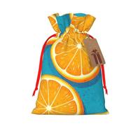 Fresh Orange Fruit Gift Bag with Handles and tag, Perfect for Christmas, Birthday, Wedding or Daily Gift - (M)