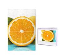 Fresh Orange Fruit Jigsaw Puzzle for Adults Challenging Wooden Puzzles 1000 Pieces Personalized Photo Puzzle Picture Jigsaws Custom Jigsaw Puzzles for Birthday