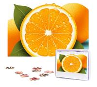 Fresh Orange Fruit Jigsaw Puzzle for Adults Challenging Wooden Puzzles 1000 Pieces Personalized Photo Puzzle Picture Jigsaws Custom Jigsaw Puzzles for Birthday