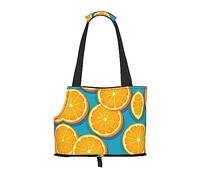 Fresh Orange Fruit print Puppy Carrier Pets Dogs Dog Walking Bags Carrier Bags for small Dogs and Cat and Rabbit
