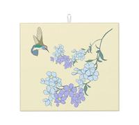 Fresh Orchids Kitchen Absorbent Mat Fashion Versatile Practical for Countertop Protection and Decor