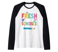 Fresh Outta Schedule Changes Teacher School Counselor Raglan Baseball Tee