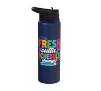 Fresh Outta Schedule Changes Teacher School Counselor Stainless Steel Insulated Water Bottle