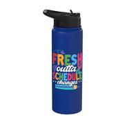 Fresh Outta Schedule Changes Teacher School Counselor Stainless Steel Insulated Water Bottle