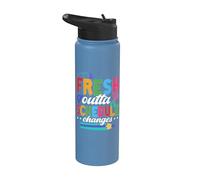 Fresh Outta Schedule Changes Teacher School Counselor Stainless Steel Insulated Water Bottle