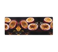 Fresh Passion Fruit Printing Extra Large Mouse Pad 12x31.5in for Office, Gaming, and Learning - Durable, Comfortable, and Environmentally Friendly