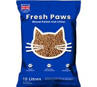 Fresh Paws Premium Wood Pellet Cat Litter, 15 L