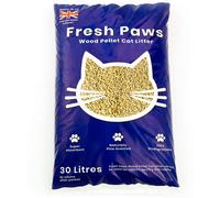 Fresh Paws Premium Wood Pellet Cat Litter, 30 L