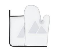 Fresh Peacock Print Oven Mitts And Pot Holders Sets 7"X11" Kitchen Essentials 2-Piece Set Bbq, Baking