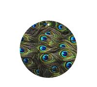 Fresh Peacock Printing 10 Pcs Car Air Freshener Fragrant Sheets,Car Hanging Accessories With Strings For Decor