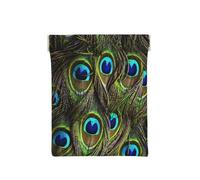 Fresh Peacock, Squeeze Top Wallet Women Storage Bag Small Coin Purse Change Pouch