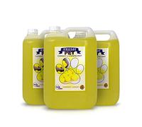 FRESH PET CLEANER DISINFECTANT KENNEL/CATTERY PRE FILLED 5L x 3 (Sherbet Lemon)