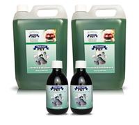 Fresh Pet Disinfectant Deodoriser Artificial Grass Cleaner Multi Pack | Eucalyptus fragrance Pet-safe formula 2x5L Pre-Fill + 2x250ml Edo-Refill for Kennels Catteries Artificial Grass Floors Crates