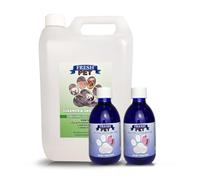Fresh Pet eco-Refill Kennel Disinfectant 2x 250ml w/ Empty 5L (Baby Powder)