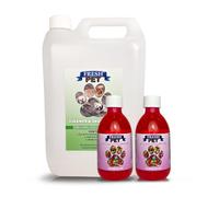Fresh Pet eco-Refill Kennel Disinfectant 2x 250ml w/ Empty 5L (Bubblegum)
