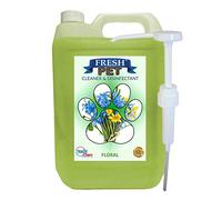 Fresh Pet Kennel/Cattery Disinfectant & Deodoriser 5L FLORAL- WITH PUMP