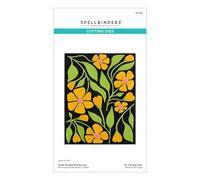 Spellbinders Buttercups Etched Dies from The Fresh Picked Collection, Metal, ONE