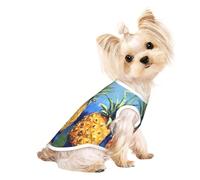 Fresh Pineapple Dog Shirt Vest Lightweight Stretchy - Soft Lightweight Breathable for Puppies Small Medium Dogs, Kitten, Cats,
