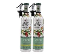 Fresh Press Farms Extra Virgin Olive Oil, Classic, 16.4 Fl Oz, 2-Pack, Cold Pressed, USA Locally Sourced