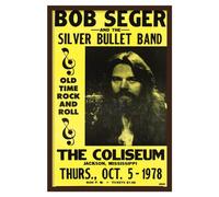 Fresh Prints of CT Showprint Concert Poster Bob Seger - The Coliseum 1978