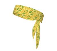 Fresh Ripe Corn Cobs, Head Tie, Sports Headband Tie Back, Multi Sweatband for Men Women