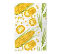 Fresh Ripe Corn Cobs Pattern, Jigsaw Puzzles 1000 Pieces, Wooden Jigsaw Family Game Wall Decor for Adults Teens