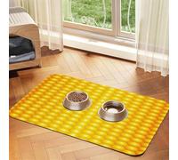 Fresh Ripe Corn Cobs Pattern,Waterproof Pet Feeding Mat,PU Leather Placemats for Cat Dog Water Bowl,Food Mats,30x45cm