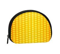 Fresh Ripe Corn Cobs PatternSmall Makeup Sanitary Napkin Storage Bag,Women's Cosmetic Coin Purse