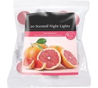 Fresh Scented Tealight Candles - Refreshing & Soothing Fragrances | Up to 8-Hour Burn Time | Premium Quality Decorative Tealights for Home Decor (Pink Grapefruit - Packs of 20)