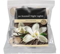 Fresh Scented Tealight Candles - Refreshing & Soothing Fragrances | Up to 8-Hour Burn Time | Premium Quality Decorative Tealights for Home Decor (Vanilla Sandalwood - Packs of 20)