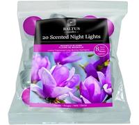 Fresh Scented Tealight Candles - Refreshing & Soothing Fragrances | Up to 8-Hour Burn Time | Premium Quality Decorative Tealights for Home Decor (Magnolia Blooms- Packs of 20)