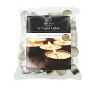 Fresh Scented Unscented Fancy Tealight Candles - Refreshing and Soothing Fragrances | 8 Hour Long Lasting Burn Time | Premium Quality Home Decoration Tealights (Unscented Night Lights - Pack 20)